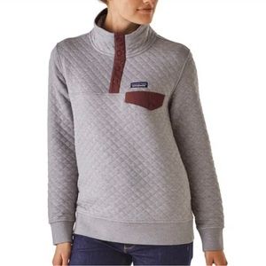 Women’s Patagonia Gray Synchilla Snap T Pullover